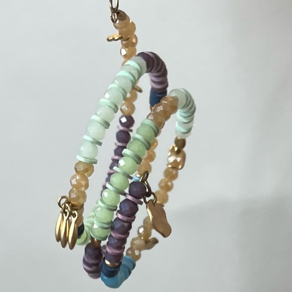 Beaded Wrap Bracelet w/ Charms - Picture 9 of 11